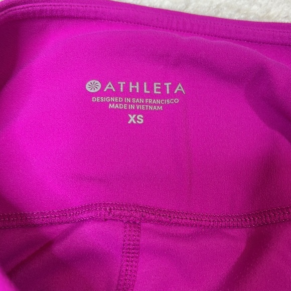 Athleta Salutation Stash Pocket Legging Pink/Purple Size XS - Picture 4 of 9